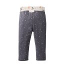 PeopleWearOrganic Baby-Wendehose GOTS Waldtiere/dunkelgrau