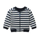 PeopleWearOrganic Wendbare Sweat-Jacke dunkelblau