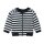 PeopleWearOrganic Wendbare Sweat-Jacke dunkelblau