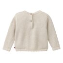 PeopleWearOrganic Strick-Pullover kittbeige mélange