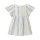 PeopleWearOrganic Kurzarm-Kleid GOTS Webstreifen bunt