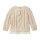 PeopleWearOrganic Strick-Pullover mit Zopfmuster beige GOTS