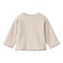PeopleWearOrganic Fleece-Jacke kitt mélange mit...
