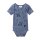 PeopleWearOrganic Kurzarm-Body GOTS "Zoo bei Nacht" ozeanblau