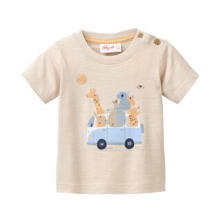 PeopleWearOrganic T-Shirt "Adventure Trio" sand