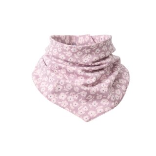 PeopleWearOrganic Halstuch "Kleine Veilchen" dunkelmalve