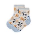 PeopleWearOrganic Baby-Socken "Zootiere" sand