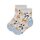PeopleWearOrganic Baby-Socken "Zootiere" sand