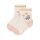 PeopleWearOrganic Baby-Socken "Vogel" blush geringelt