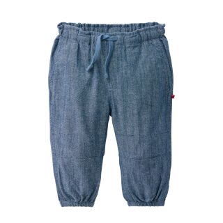 PeopleWearOrganic Parachute-Hose jeansblau mélange GOTS