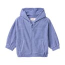 PeopleWearOrganic Frottee-Jacke mit Kapuze taubenblau GOTS