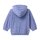 PeopleWearOrganic Frottee-Jacke mit Kapuze taubenblau GOTS