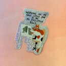 Slinga Illustration Glitzer Sticker Silly Job