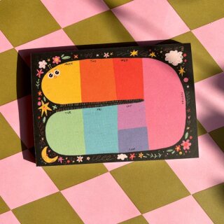 Slinga Illustration Notizblock Din A6 "Wochenworm"