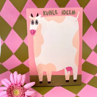 Slinga Illustration Notizblock Din A6 "Kuhle Idee"