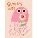 Slinga Illustration Postkarte Din A6 "Qualles...
