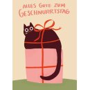 Slinga Illustration Postkarte Din A6...