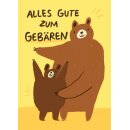 Slinga Illustration Postkarte Din A6 "Alles Gute zum...