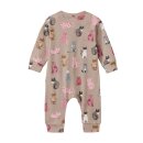 PeopleWearOrganic Langarm-Overall taupe Katzen