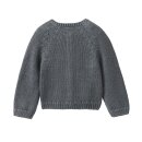 PeopleWearOrganic Strick-Jacke GOTS blaugrau