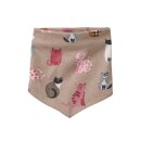 PeopleWearOrganic Halstuch "Katzen" taupe