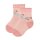 PeopleWearOrganic Frottee-Socken GOTS "Katze&Igel" blassrosa