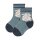 PeopleWearOrganic Frottee-Socken GOTS "Fellfreund" eucalyptus