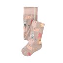 PeopleWearOrganic Strumpfhose GOTS "Katzen" taupe