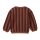 PeopleWearOrganic Sweat-Pullover "Bear" mahagoni Streifen GOTS