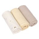 LÄSSIG Mulltücher 3er Set - M (60x60cm)