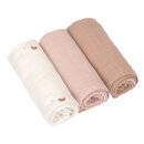 LÄSSIG Mulltücher 3er Set - M (60x60cm)